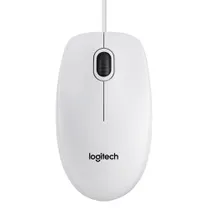 Logitech B100 Optical USB Mouse for Business weiß