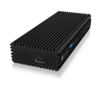 ICY BOX IB-1916M-C32 M.2 PCIe SSD, USB 3.2 (Gen 2x2) Type-C, M-Key, Aluminium