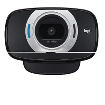 Logitech HD Webcam C615 schwarz, Faltbar für unterwegs