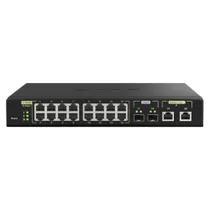 QNAP QSW-M2116P-2T2S 16x 2.5GbE, 2x 10GbE, 2x SFP+, PoE+, Managed