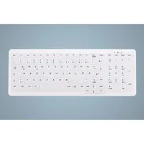 Cherry AK-C7000F-U1-W/GE Kabelgebundene Tastatur USB Weiß (Wischdesinfektion)