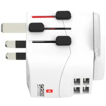 SKROSS Pro Light USB 4xA World Reise Adapter