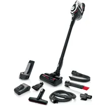 Bosch BSS825FRSH Unlimited Gen2 Serie | 8, weiß / rot, 18V, 5Ah, QuickCharge