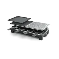 Rommelsbacher RCS 1350 Raclette edelstahl / schwarz
