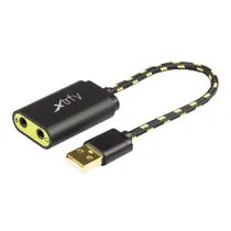 CHERRY Xtrfy SC1 External USB Soundcard schwarz