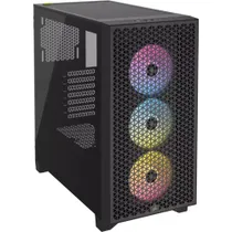 Corsair 3000D RGB Tempered Glass, black