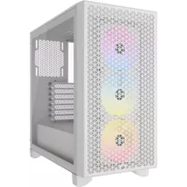 Corsair 3000D RGB Tempered Glass, white