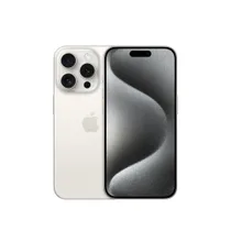 Apple iPhone 15 Pro Apple iOS Smartphone in weiß  mit 256 GB Speicher