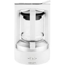 Krups KM4682 Filterkaffeemaschine T8 | 850 Watt | 8-12 Tassen | Beleuchteter Ein-/ Ausschalter | Weiß