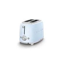 Smeg TSF01PBEU 50's Style Toaster, pastell-blau