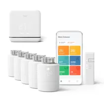 tado° V3+ Starter Set (Verkabelt) für Fußbodenheizung • 2 Thermostate • schwarz