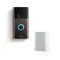 RING Video Doorbell Gen. 2 - Bronze, 1080p HD, Gegensprechfunktion, Türklingel + Chime