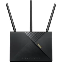 ASUS 4G-AX56 AX1800 LTE W-LAN Router, Dual-Band, WiFi 6, LTE (Cat. 6 bis zu 300 Mbits), LAN