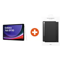 Samsung GALAXY Tab S9 X716B 5G 128GB beige Android 13.0 Tablet + Book Cover Keyboard EF-DX715