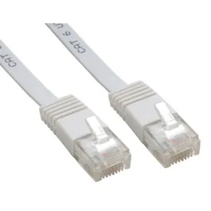 Good Connections Patch Flachband Netzwerkkabel CAT6 2m weiß