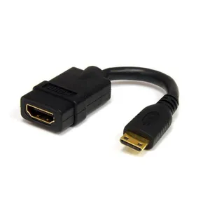 Startech HDMI Adapter 0,12m HDMI zu HDMI mini High Speed Bu./St. schwarz