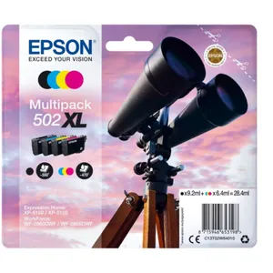 Epson C13T02W64010 Druckerpatronen Multipack 502 XL (BK, C, M, Y)