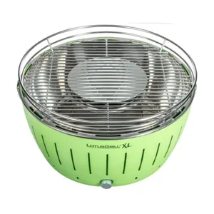 LotusGrill G435 Holzkohlegrill XL rauchfrei, limettengrün