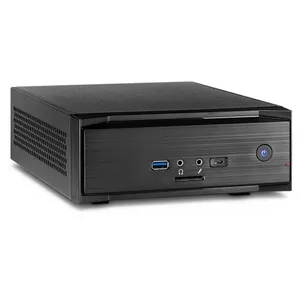Inter-Tech MW-01 II Gehäuse Mini-ITX, USB 3.0 (Typ A+C) schwarz, Cardreader 