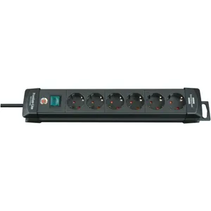 Brennenstuhl Premium-Line Steckdosenleiste 6-fach 3m schwarz 