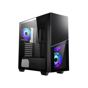 MSI MPG Sekira 100R MIDI Tower ARGB Gaming Gehäuse, Echtglas Seitenfenster