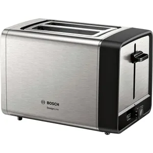 Bosch TAT5P420DE Toaster, Kompakt DesignLine, Edelstahl