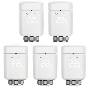 Eve Thermo - smartes Heizkörperthermostat Apple HomeKit Thread, 5er Pack