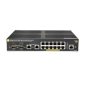 HPE Aruba 2930F 12G PoE+ 2G / 2SFP+ Switch EU 