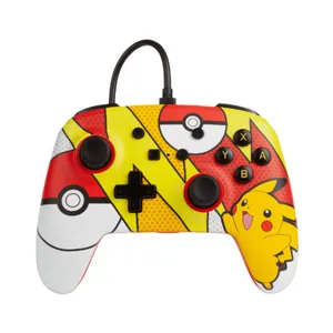 Power A Enhanced Wired Controller für Nintendo Switch - Pikachu Pop Art
