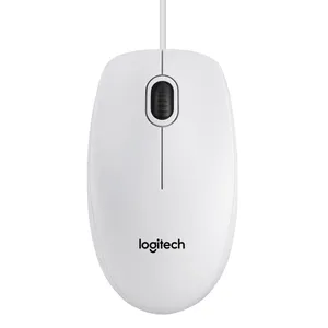 Logitech B100 Kabelgebundene Maus Weiß Bulk