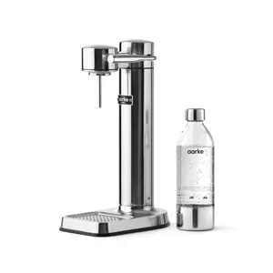 Aarke Carbonator 3 Trinkwassersprudler Polished Steel mit Flasche 