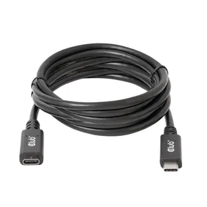 Club 3D USB-Typ-C Gen1 Verlängerungskabel 5Gbps 60W(20V/3A) 4K60Hz St./B 2m 