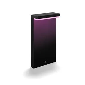 Philips Hue White & Color Ambiance Nyro Sockelleuchte Outdoor schwarz  