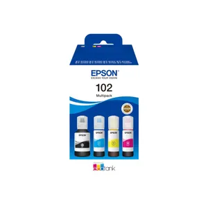 Epson C13T03R640 Multipack 102 EcoTank (BK,C,M,Y) 