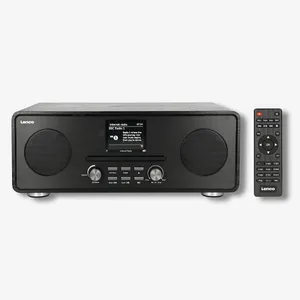 Lenco DIR-260BK Internetradio WLAN mit DAB+, Bluetooth & CD; Schwarz