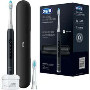 Oral-B Pulsonic Slim Luxe 4500 elektische Zahnbürste Matte Black mit Reiseetui