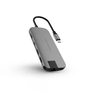 Hyper Drive Slim 8-in-1 USB-C Hub Grau 