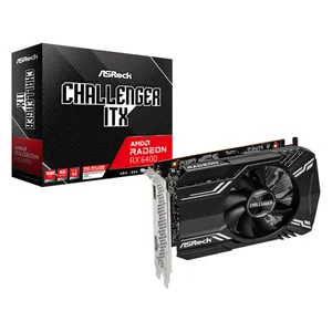ASROCK AMD Radeon RX 6400 Challenger ITX Grafikkarte 4GB GDDR6 HDMI/DP 