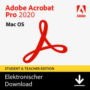 Adobe Acrobat Pro 2020 | Mac | Studenten & Lehrer | Download & Produktschlüssel 
