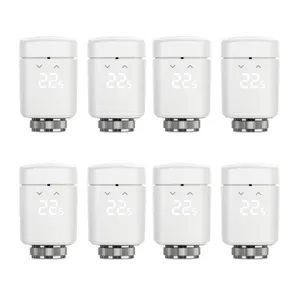 Eve Thermo Smartes Heizkörperthermostat mit Zeitplänen, 8er Pack