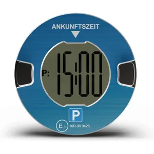 OOONO® Park elektrische Parkscheibe fürs Auto I vollautomatische Parkuhr blau