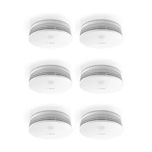 Bosch Smart Home smarter Rauchwarnmelder II • Rauchmelder/Alarmsirene • 6er Pack