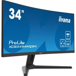 iiyama ProLite XCB3494WQSN-B5 86,4cm (34") UWQHD VA Curved Monitor HDMI/DP/USB-C