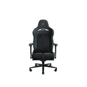 RAZER ENKI Pro Schwarz/ Grün - Premium-Gaming-Stuhl mit Alcantara®-Leder