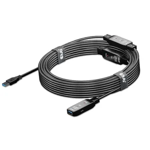 Club 3D USB 3.2 Gen1 aktives Kabel 15m St./B. 28AWG schwarz 