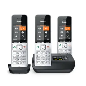 Gigaset Comfort 500A Trio- Schnurlostelefon- Rufnummernanzeige, Anrufbeantworter