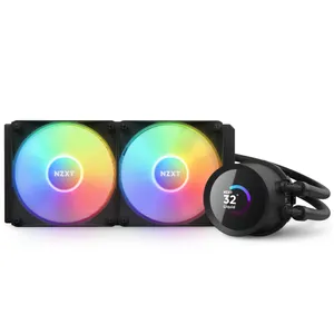 NZXT Kraken 240 RGB, schwarz Wasserkühlung für AMD und Intel CPU