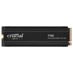 Crucial T700 NVMe SSD 2 TB M.2 2280 PCIe 5.0 mit Kühlkörper