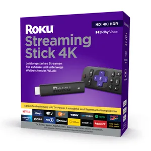 Roku Streaming Stick 4K | HD/4K/HDR Streaming-Media-Player