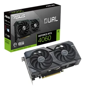 ASUS DUAL GeForce RTX 4060 Gaming Grafikkarte 8GB GDDR6, 1xHDMI, 3xDP
